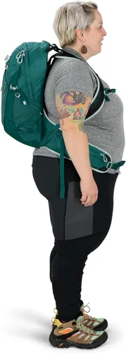 Vista 9 de Osprey Mochila de senderismo Tempest para mujer, verde, (Jasper Green), Mochila de senderismo Tempest