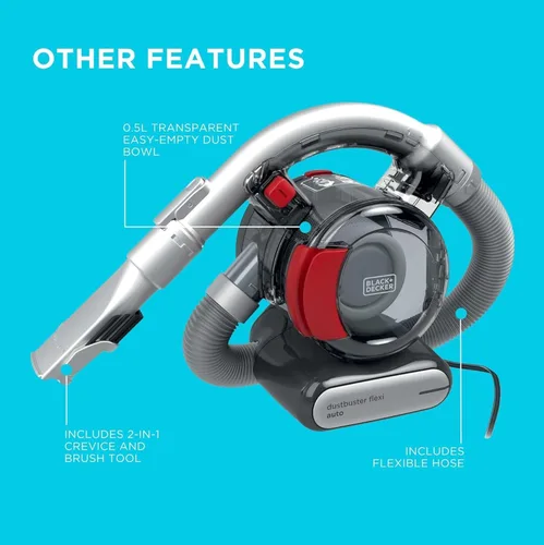 Vista 11 de BLACK+DECKER 12 V Flexi Auto Dustbuster
