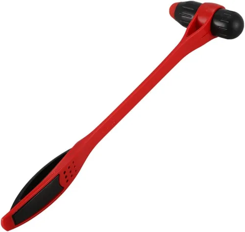 Vista 3 de Martillo de masaje para aliviar el estrés de la espalda y el cuerpo, masor de plástico de mano elástico flexible (A)
