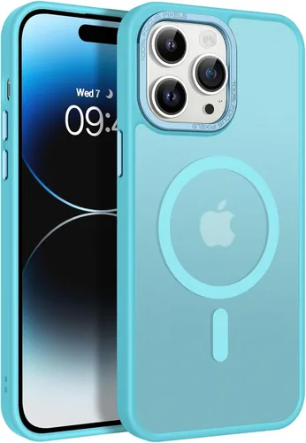 Vista 13 de BENTOBEN Funda magnética para iPhone 14 Pro [compatible con Magsafe] translúcida mate 14 Pro, delgada, a prueba de golpes, para mujeres, hombres