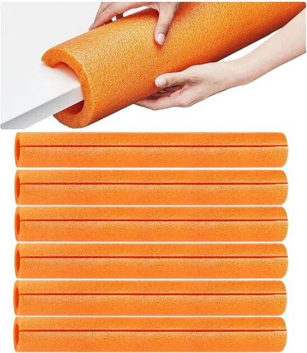 Vista 9 de Hanaive 4 fideos de espuma de piscina jumbo a granel de 40 pulgadas x 4.1 pulgadas, tubo de fideos de natación grandes de núcleo hueco para Negro