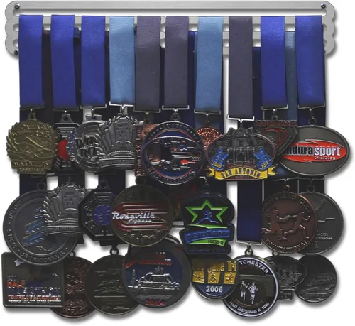 Vista 9 de Allied Medal Hangers - Barra colgante solamente - Barras de extensión - Estante de exhibición múltiple para premios de medallas