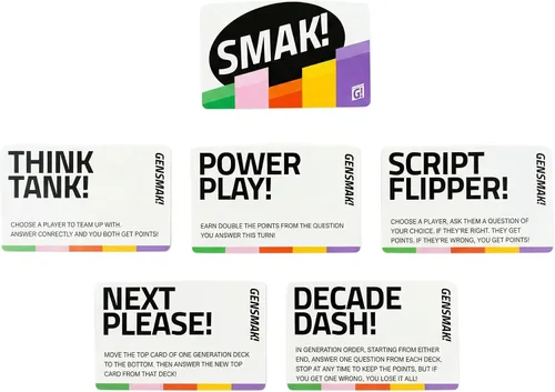 Vista 7 de GENSMAK! Juego de fiesta - Atractivo juego de trivia multigeneracional con pistas cómicas - Divertido para familiares y amigos, adultos