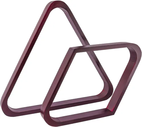 Vista 8 de GSE Games & Sports Expert Triángulo de Billar de Madera Maciza para 8 Bolas / Rombo para 9 Bolas, Porta Bolas de Billar para Bolas de Billar