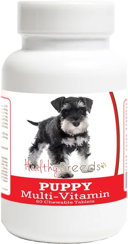 Vista 90 de Healthy Breeds Affenpinscher - Tableta multivitamínica para cachorros y perros, 60