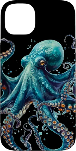 Vista 15 de Cool Blue Octopus Case for iPhone 17