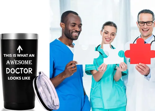 Vista 6 de Taza This Is What An Awesome Doctor Look. Doctor, regalos de graduación de la escuela de medicina. Aprecio, cumpleaños, regalos de Navidad
