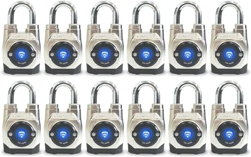 Vista 15 de 5ª generación - Candado inteligente para exteriores – (diseño único, anticorte) Bluetooth y NFC sin llave, seguridad resistente a la intemperie