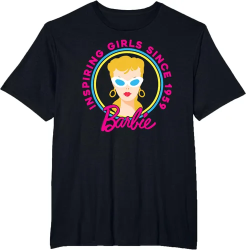 Vista 39 de Barbie - Camiseta inspiradora del 60 aniversario para niñas desde los 59 Negro