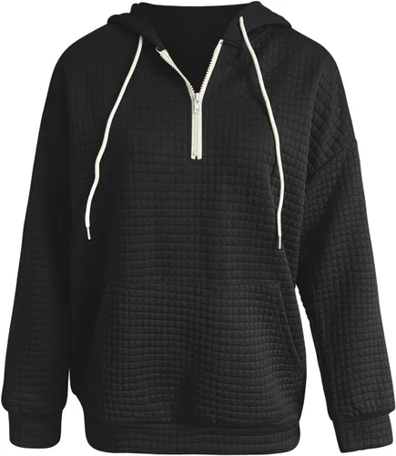 Vista 129 de SHAOBGE Sudaderas con capucha de gran tamaño para mujer, sudaderas con capucha para entrenamiento, suéteres casuales y cómodos trajes de moda