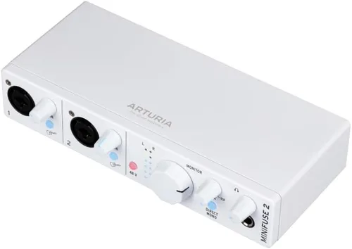 Vista 15 de Arturia MiniFuse 1 - Interfaz de audio USB compacta con software creativo para grabación, producción, podcasting, guitarra, color negro 1x Xlr and