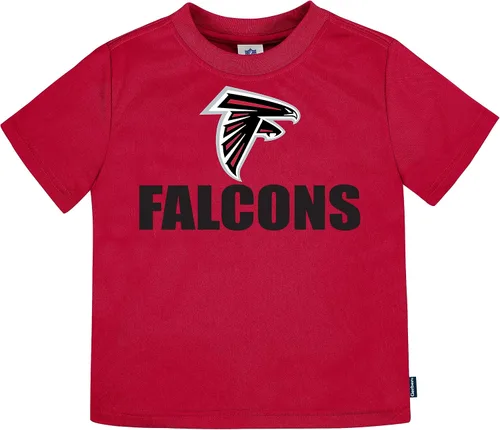 Vista 6 de Gerber NFL - Paquete de 3 camisetas de manga corta para bebé Falcons (paquete de 3)