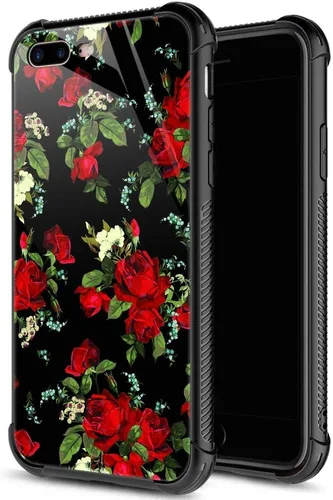 Vista 32 de ZHEGAILIAN Funda para iPhone 7/8 Plus, protección de grado militar, esquinas a prueba de golpes, funda antiarañazos para iPhone 7/8 Plus, girasol