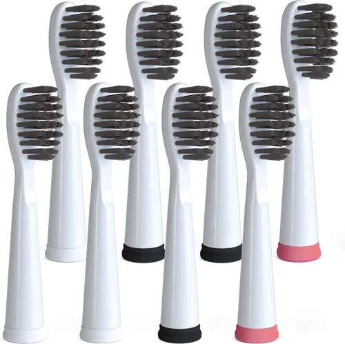 Vista 9 de Cabezales de repuesto para cepillo de dientes eléctrico Fairywill, Sonic-FX, SnapWhite - Cabezal de cepillo de dientes de repuesto de cerdas
