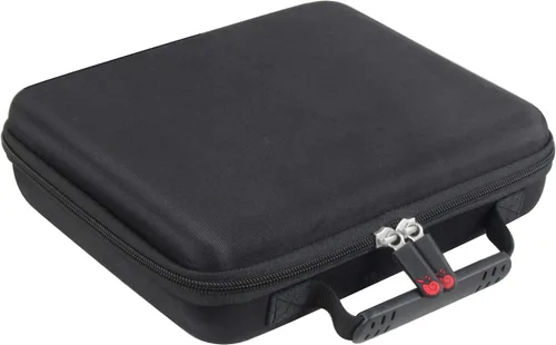 Vista 5 de Hermitshell Estuche rígido de viaje para ThinkFun Gravity Maze, juego de lógica de mármol caído (funda para laberinto de gravedad, negro)