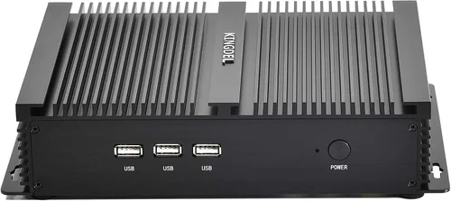 Vista 2 de KINGDEL Mini PC sin ventilador, 4 núcleos i5 8ª generación CPU con preinstalado, 8 GB DDR4 RAM 128 GB SSD, 4K: 4096x2304, 2xCOM RS232, 4xUSB 3.0