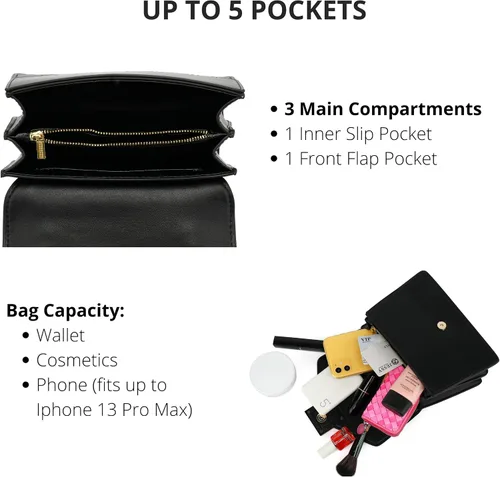 Vista 4 de Scarleton Top Handle Purses for Women Satchel Shoulder Bag Purse Crossbody Bags for Women Handbags for Women H2086
