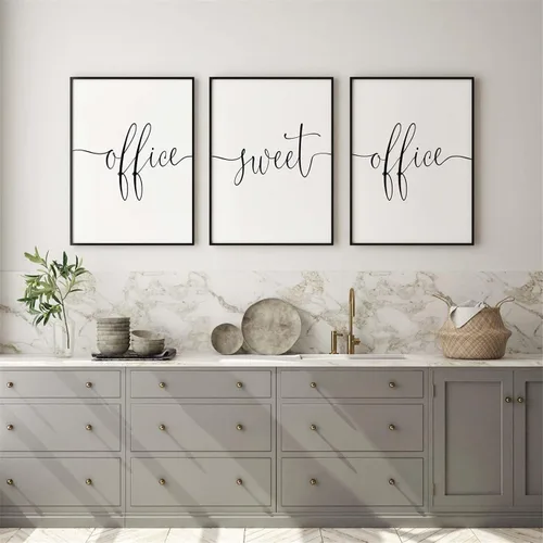 Vista 7 de NATVVA 3 piezas de lienzo impreso en lienzo Love Is Patient Is Kind Never Fails, pintura de cuadros para el Día de la Madre, arte de pared, regalos