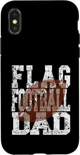 Vista 5 de Flag Football Dad - Player Parent Case for iPhone 16