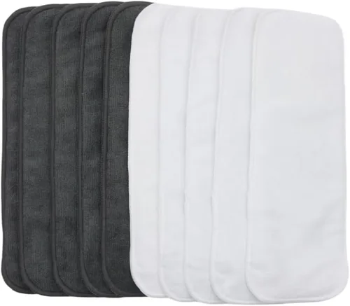 Vista 8 de Insertos de microfibra para pañales de tela (10 piezas de 4 capas de microforro polar)