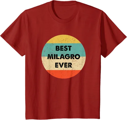 Vista 26 de Camiseta Milagro Name, Negro