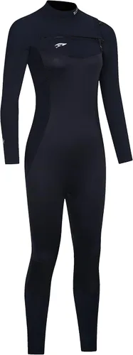 Vista 6 de Trajes de neopreno para hombres y mujeres, traje húmedo con cremallera en el pecho para agua fría, guante de cuerpo completo de 0.036 pulgadas