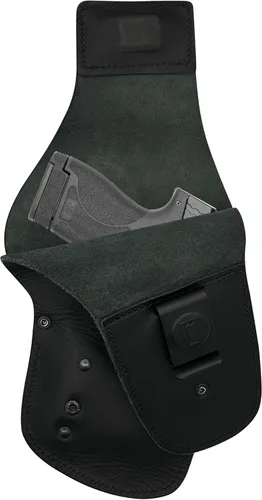 Vista 8 de Urban Carry LockLeather Funda G3 Holster - Diseño híbrido de cuero/polímero para ocultación óptima Disponible en tamaños Cadete, Trooper, Teniente