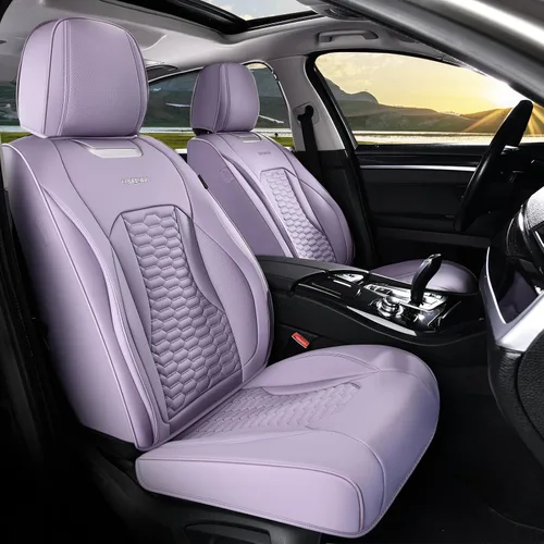 Vista 25 de Coverado - Fundas de asiento delantero de coche, fundas de asiento de cuero de lujo para automóviles, fundas de asiento de automóvil protectoras