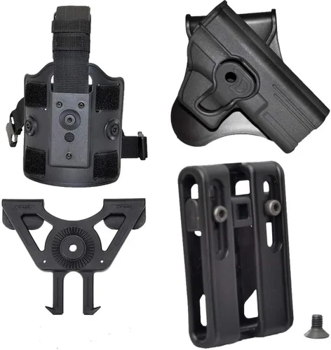 Vista 9 de Tactical Scorpion Gear Funda modular de nivel II para remo Smith & Wesson S&W M&P Compact 9 y 40
