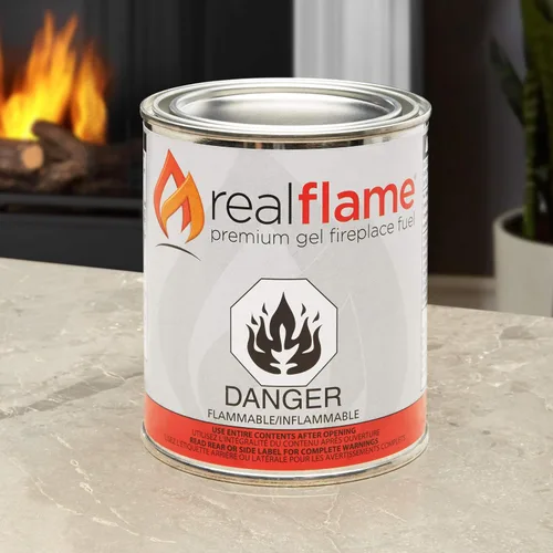 Vista 5 de Gel combustible Real Flame, 12 unidades, Blanco