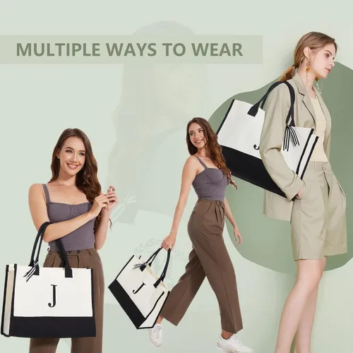 Vista 62 de BeeGreen Bolsa personalizada para mujeres, mamá, profesora, amigas, hermana, bolsas de regalo con bolsa de Comestic