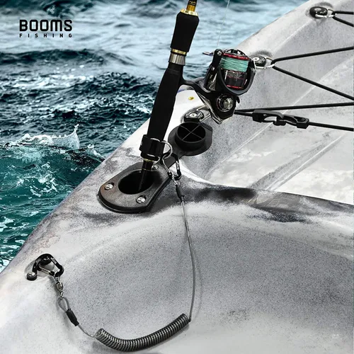 Vista 2 de Booms Fishing T02 - Correa de caña de pescar, correa de remo para kayak, accesorios de pesca para tabla de remo, cordón de pesca resistente