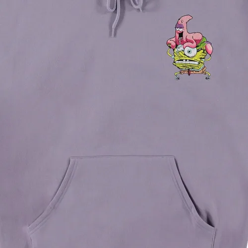 Vista 4 de Bob Esponja SquarePants Mens All Over Print Sudadera con capucha