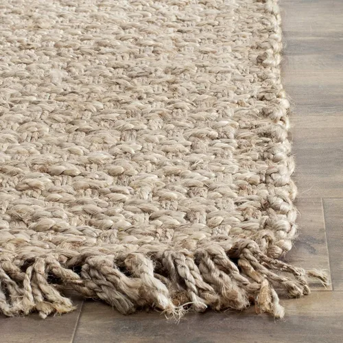 Vista 4 de SAFAVIEH Natural Fiber Collection - Alfombra de pasillo de 2 pies 6 pulgadas x 8 pies, natural, tejido a mano con flecos, ideal para zonas de alto