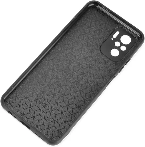 Vista 5 de Funda de teléfono para Xiaomi Redmi Note 10S, Funda para Xiaomi Redmi Note 10S Funda protectora de cuero PU estilo vaca, cubierta antideslizante a
