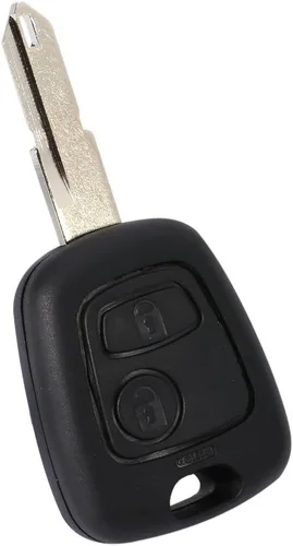 Vista 3 de 2 botones de repuesto sin cortar hoja clave Shell caso Fob para 206