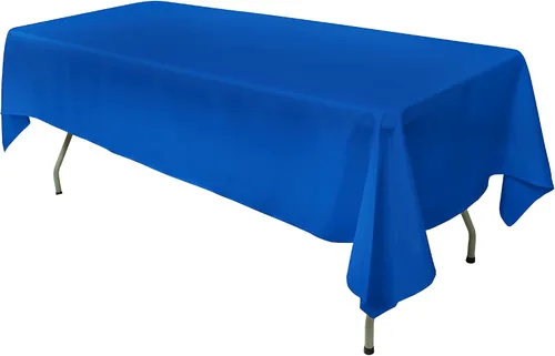 Vista 61 de GEFEII Servilletas de tela de poliéster sólido de 18 x 18 pulgadas para cocina, mantel rectangular cuadrado redondo para bodas, fiestas