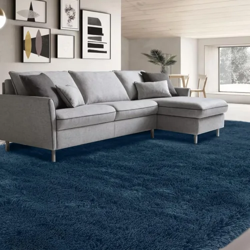 Vista 9 de Alfombra redonda beige para dormitorio: alfombra suave y esponjosa de 4 x 4 pies para sala de estar, alfombra redonda de felpa peluda