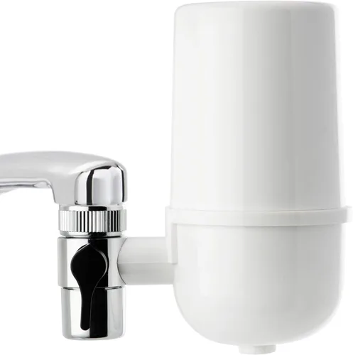 Vista 7 de iSpring Filtro de agua para grifo DF1-CHR, sistema de filtración de agua de bloque de carbono, filtro de agua del grifo, reduce el cloro, metales