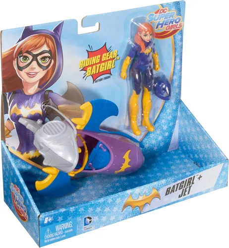 Vista 7 de DC Super Hero Girls Batgirl Figura de acción con vehículo Batjet