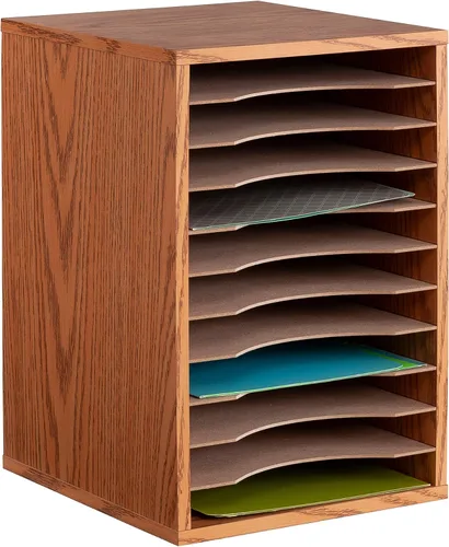 Vista 5 de Recipiente para residuos de plástico Step-On, MEDIUM OAK XX