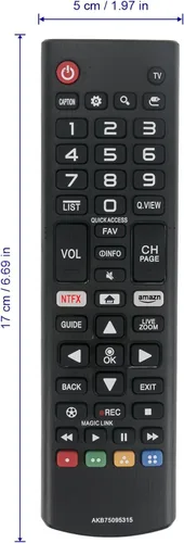 Vista 4 de AKB75095315 Reemplazo de control remoto para LG Smart TV OLED55B8PUA OLED65B8PUA 49UK6200PUA 55UK6200PUA 43UK6200PUA 65UK6200PUA 65SK9000PUA