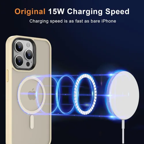 Vista 83 de MOCCA - Funda magnética resistente para iPhone XR de 6.1 pulgadas, compatible con MagSafe, funda con protección contra caídas de grado militar