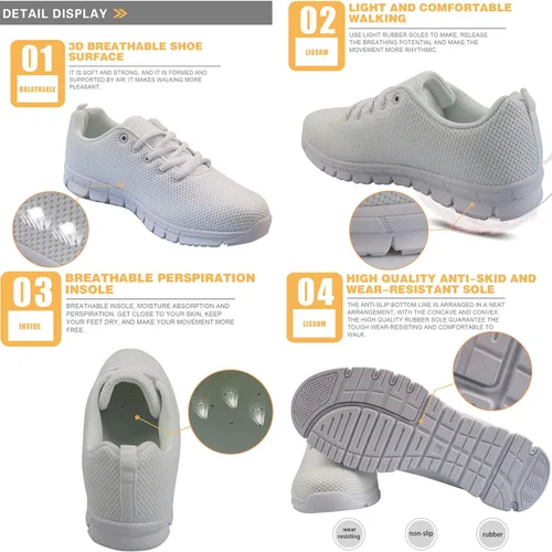 Vista 3 de zapatos para correr, suela negra antideslizante zapatos de tenis atléticos