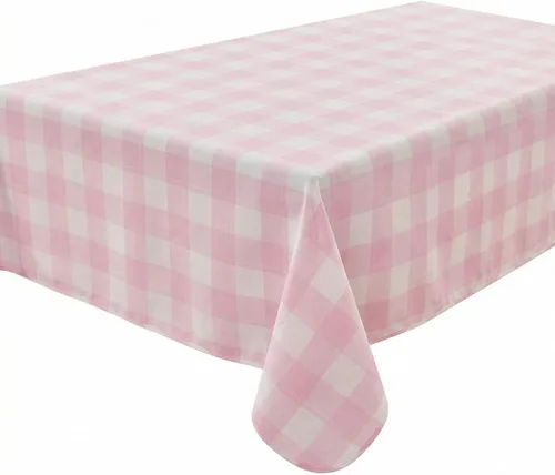 Vista 11 de Mantel rectangular de lino texturizado de 47 x 63 pulgadas, impermeable, a prueba de derrames, lavable, sin arrugas, mantel para mesa de comedor