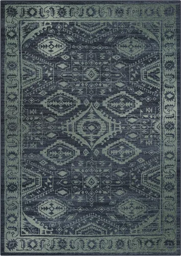 Vista 8 de Alfombrilla Maples Rugs, modelo Georgina Accent, Tela, Azul Marino/Verde
