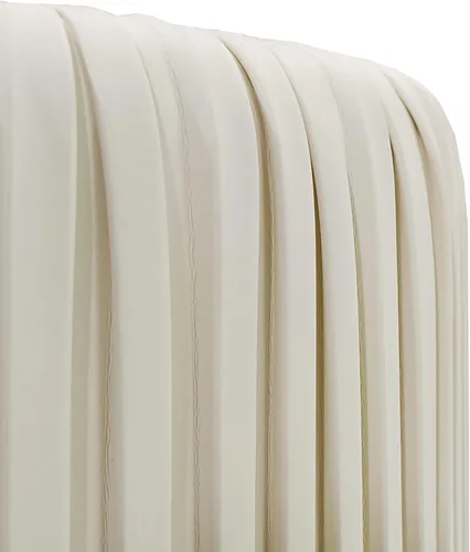 Vista 6 de Mesa de comedor redonda para 6, mesa de piedra sinterizada con marco de madera maciza, mesa de comedor blanca de 53 pulgadas para comedor y cocina