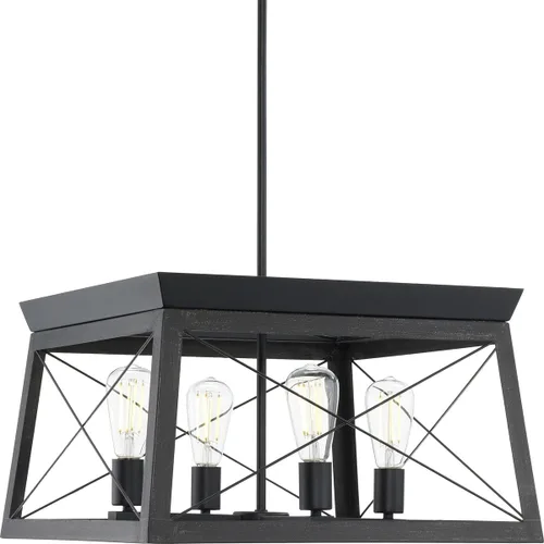 Vista 17 de Progress Lighting P400048-141 - Candelabros de madera de briar Negro (textured black)