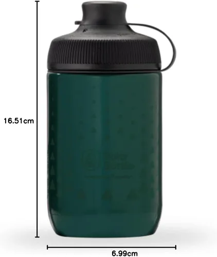 Vista 7 de Polar Bottle Session Muck - Botella de agua para bicicleta de montaña, sin bisfenol A, botella para ciclismo y deportes con cubierta antipolvo