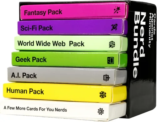 Vista 2 de Cards Against Humanity: Paquete Nerd • 6 paquetes temáticos nerd + 10 cartas totalmente nuevas
